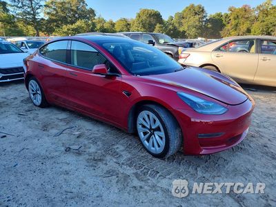 Czwarte zdjęcie samochodu z boku: 2023 TESLA MODEL 3 VIN:5YJ3E1EA7PF436443 - miniatura