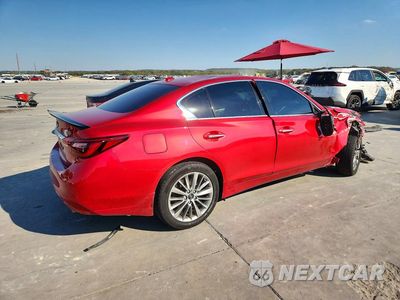 Trzecie zdjęcie samochodu z tyłu: 2022 INFINITI Q50 LUXE VIN:JN1EV7BP4NM311718 - miniatura