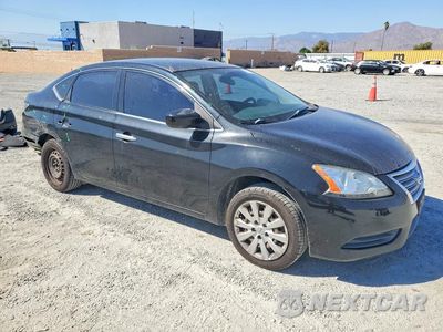 Czwarte zdjęcie samochodu z boku: 2014 NISSAN SENTRA S VIN:3N1AB7AP2EL696361 - miniatura