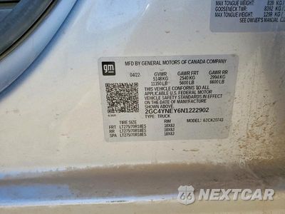 Zdjęcie 12 z 12 samochodu: 2022 CHEVROLET SILVERADO K2500 HEAVY DUTY LT VIN:2GC4YNEY6N1222902 - miniatura