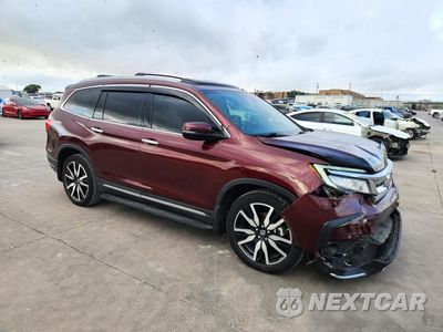 Czwarte zdjęcie samochodu z boku: 2021 HONDA PILOT TOURING VIN:5FNYF5H94MB037271 - miniatura