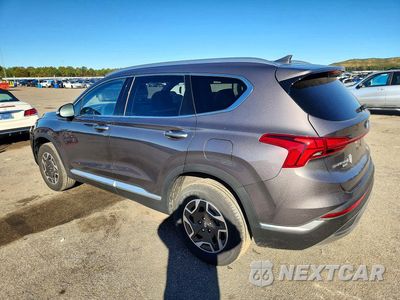 Drugie zdjęcie samochodu z przodu: 2022 HYUNDAI SANTA FE BLUE VIN:KM8S2DA10NU041273 - miniatura