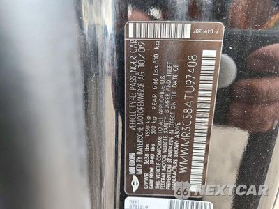Zdjęcie 12 z 12 samochodu: 2010 MINI COOPER VIN:WMWMR3C58ATU97408 - miniatura