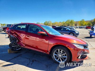 Czwarte zdjęcie samochodu z boku: 2019 HONDA CIVIC EX VIN:19XFC1F39KE010139 - miniatura