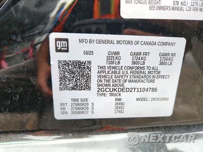Zdjęcie 12 z 12 samochodu: 2026 CHEVROLET SILVERADO K1500 LT VIN:2GCUKDED2T1104786 - miniatura