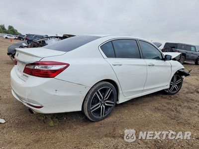 Trzecie zdjęcie samochodu z tyłu: 2017 HONDA ACCORD SPORT VIN:1HGCR2F5XHA272225 - miniatura