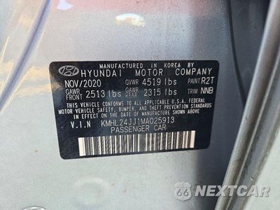 Zdjęcie 12 z 12 samochodu: 2021 HYUNDAI SONATA HYBRID BLUE VIN:KMHL24JJ1MA025913 - miniatura