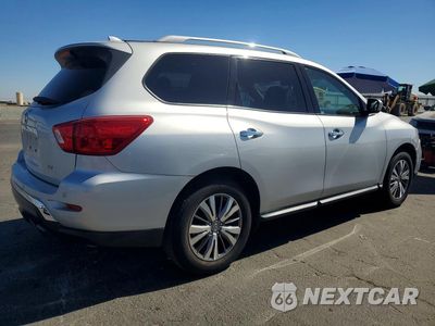 Trzecie zdjęcie samochodu z tyłu: 2019 NISSAN PATHFINDER SV VIN:5N1DR2MN4KC606536 - miniatura