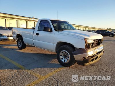 Czwarte zdjęcie samochodu z boku: 2007 CHEVROLET SILVERADO K1500 CLASSIC VIN:1GCEK14V17E184874 - miniatura