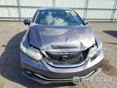 Piąte zdjęcie samochodu w środku: 2014 HONDA CIVIC EXL VIN:2HGFB2F96EH532136 - miniatura