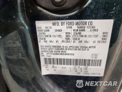 Zdjęcie 12 z 12 samochodu: 2011 FORD F250 SUPER DUTY VIN:1FT7X2B63BEB08352 - miniatura