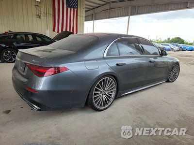 Trzecie zdjęcie samochodu z tyłu: 2022 MERCEDES-BENZ S 580 4MATIC VIN:W1K6G7GB6NA099694 - miniatura