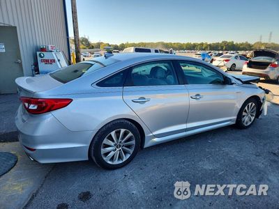 Trzecie zdjęcie samochodu z tyłu: 2017 HYUNDAI SONATA SPORT VIN:5NPE34AF2HH465174 - miniatura