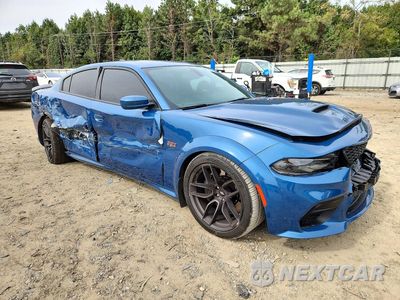 Czwarte zdjęcie samochodu z boku: 2021 DODGE CHARGER SCAT PACK VIN:2C3CDXGJ8MH522826 - miniatura