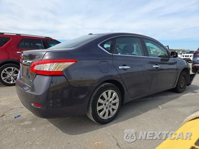 Trzecie zdjęcie samochodu z tyłu: 2013 NISSAN SENTRA S VIN:3N1AB7AP8DL737378 - miniatura