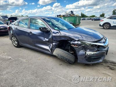 Czwarte zdjęcie samochodu z boku: 2018 HONDA CIVIC LX VIN:19XFC2F56JE206755 - miniatura