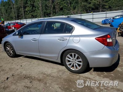Drugie zdjęcie samochodu z przodu: 2012 HONDA CIVIC EXL VIN:19XFB2F98CE358903 - miniatura