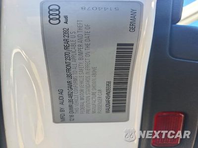 Zdjęcie 12 z 12 samochodu: 2017 AUDI A4 PREMIUM VIN:WAUGNAF45HN055958 - miniatura