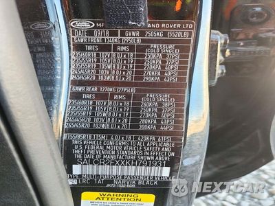 Zdjęcie 13 z 13 samochodu: 2019 LAND ROVER DISCOVERY SPORT HSE VIN:SALCR2FXXKH791931 - miniatura