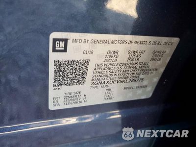 Zdjęcie 13 z 13 samochodu: 2019 CHEVROLET EQUINOX LT VIN:3GNAXUEV5KL286775 - miniatura