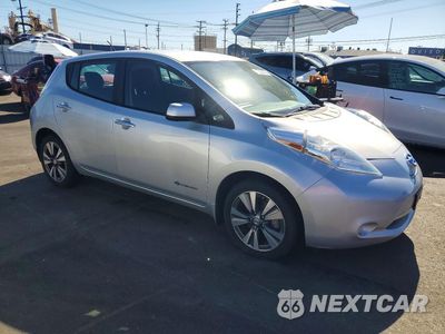 Czwarte zdjęcie samochodu z boku: 2015 NISSAN LEAF SV VIN:1N4AZ0CP3FC313611 - miniatura