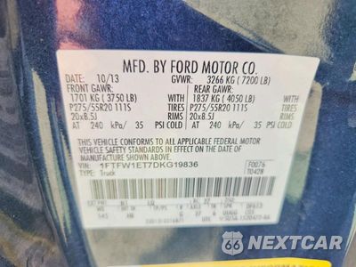 Zdjęcie 12 z 12 samochodu: 2013 FORD F150 SUPERCREW VIN:1FTFW1ET7DKG19836 - miniatura