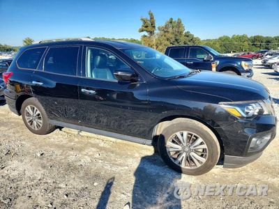Czwarte zdjęcie samochodu z boku: 2017 NISSAN PATHFINDER SV VIN:5N1DR2MN6HC661675 - miniatura