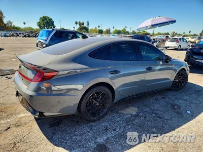 Trzecie zdjęcie samochodu z tyłu: 2022 HYUNDAI SONATA N LINE VIN:5NPEK4JC4NH150011 - miniatura