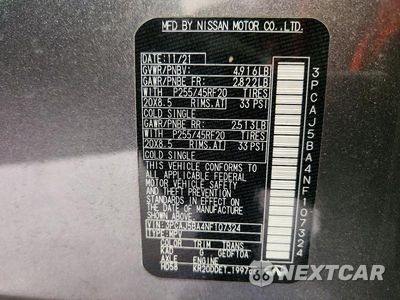 Zdjęcie 13 z 13 samochodu: 2022 INFINITI QX50 LUXE VIN:3PCAJ5BA4NF107324 - miniatura