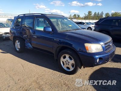 Czwarte zdjęcie samochodu z boku: 2004 TOYOTA HIGHLANDER LIMITED VIN:JTEEP21A740011647 - miniatura