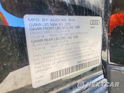 Zdjęcie 14 z 14 samochodu: 2017 AUDI A4 ALLROAD PREMIUM VIN:WA17NAF48HA075500 - miniatura