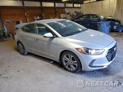 Czwarte zdjęcie samochodu z boku: 2017 HYUNDAI ELANTRA LIMITED VIN:5NPD84LFXHH017047 - miniatura
