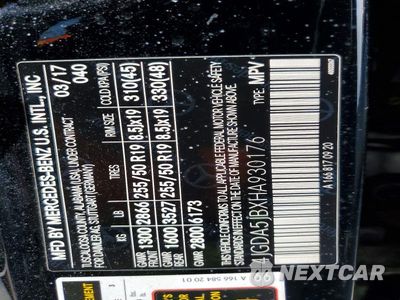 Zdjęcie 13 z 13 samochodu: 2017 MERCEDES-BENZ GLE 350 VIN:4JGDA5JBXHA930176 - miniatura