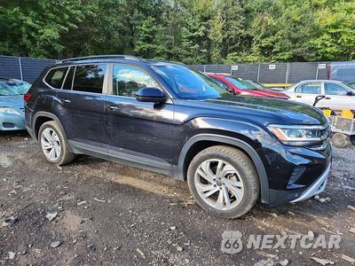 Czwarte zdjęcie samochodu z boku: 2022 VOLKSWAGEN ATLAS SE VIN:1V2HR2CA8NC518323 - miniatura
