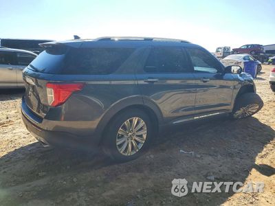 Trzecie zdjęcie samochodu z tyłu: 2020 FORD EXPLORER LIMITED VIN:1FMSK7FH3LGA47765 - miniatura