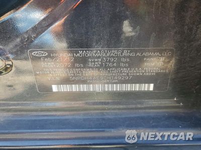 Zdjęcie 13 z 13 samochodu: 2012 HYUNDAI ELANTRA GLS VIN:5NPDH4AE9CH149297 - miniatura