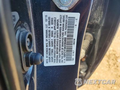 Zdjęcie 12 z 12 samochodu: 2016 HONDA CIVIC EX VIN:19XFC1F34GE004868 - miniatura