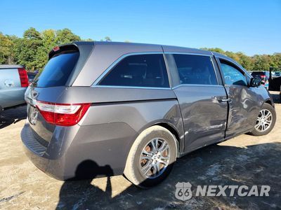 Trzecie zdjęcie samochodu z tyłu: 2013 HONDA ODYSSEY EXL VIN:5FNRL5H64DB087476 - miniatura