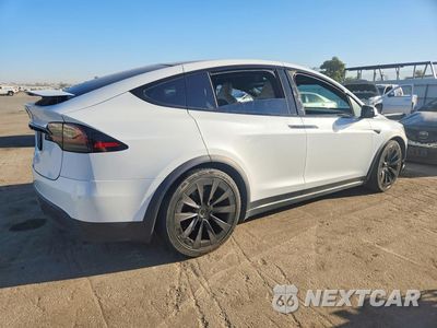 Trzecie zdjęcie samochodu z tyłu: 2022 TESLA MODEL X VIN:7SAXCAE50NF350238 - miniatura