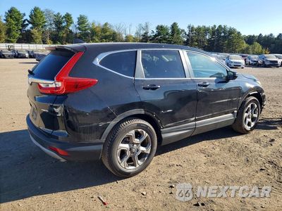 Trzecie zdjęcie samochodu z tyłu: 2019 HONDA CR-V EX VIN:5J6RW2H58KA015371 - miniatura