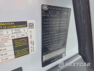 Zdjęcie 12 z 12 samochodu: 2020 LAND ROVER RANGE ROVER SPORT SVR VIN:SALWZ2RE3LA886381 - miniatura