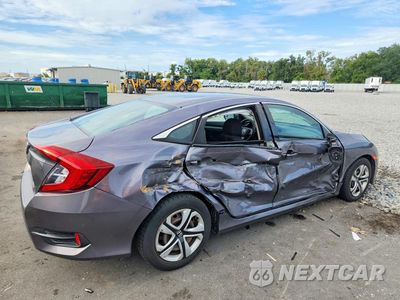 Trzecie zdjęcie samochodu z tyłu: 2018 HONDA CIVIC LX VIN:19XFC2F55JE037117 - miniatura
