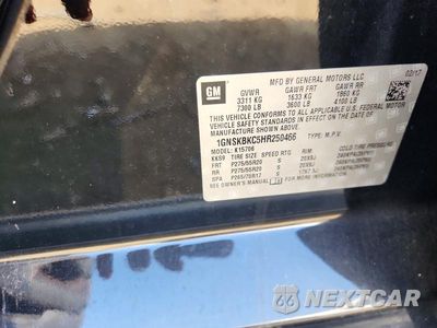 Zdjęcie 13 z 13 samochodu: 2017 CHEVROLET TAHOE K1500 LT VIN:1GNSKBKC5HR250466 - miniatura