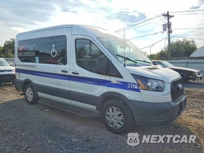 Czwarte zdjęcie samochodu z boku: 2023 FORD TRANSIT T- - SHUTTLE BUS VIN:1FTYE1C82PKA89046 - miniatura