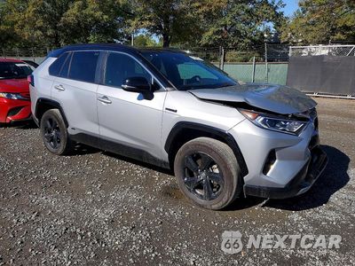 Czwarte zdjęcie samochodu z boku: 2020 TOYOTA RAV4 XSE VIN:2T3EWRFV9LW088767 - miniatura