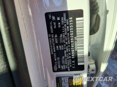 Zdjęcie 13 z 13 samochodu: 2018 KIA OPTIMA LX VIN:5XXGT4L36JG255156 - miniatura