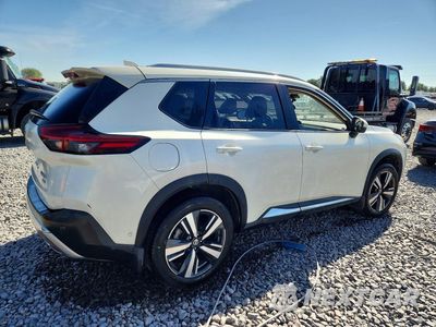 Trzecie zdjęcie samochodu z tyłu: 2021 NISSAN ROGUE PLATINUM VIN:JN8AT3DD3MW307292 - miniatura