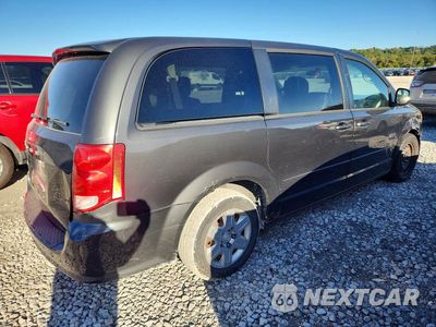 Trzecie zdjęcie samochodu z tyłu: 2012 DODGE GRAND CARAVAN SE VIN:2C4RDGBG0CR420205 - miniatura