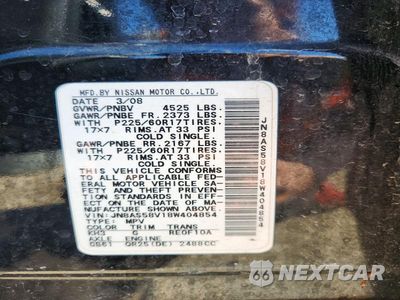 Zdjęcie 12 z 12 samochodu: 2008 NISSAN ROGUE S VIN:JN8AS58V18W404854 - miniatura