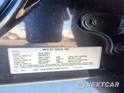 Zdjęcie 12 z 12 samochodu: 2024 TESLA MODEL Y VIN:7SAYGDEE8RF037311 - miniatura